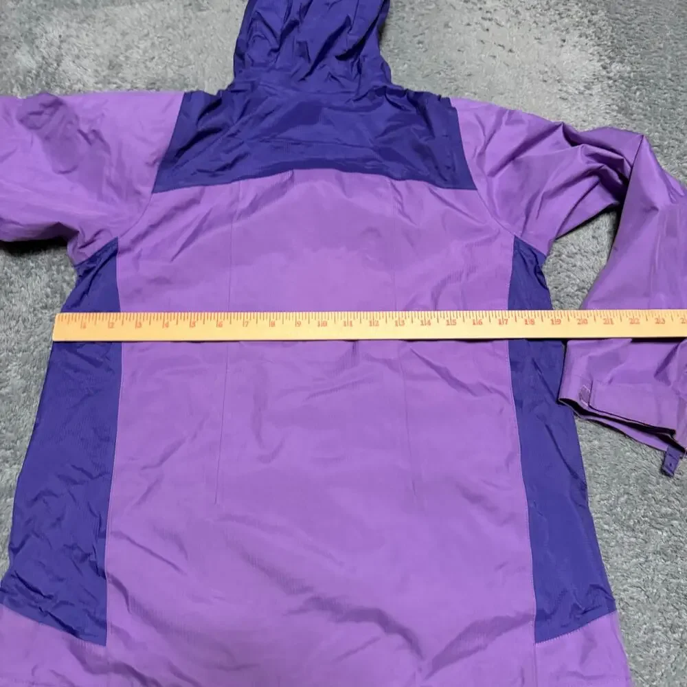 Patagonia Coat Kids Youth XL 14 Purple Shell Rain Coat Outdoor Hike